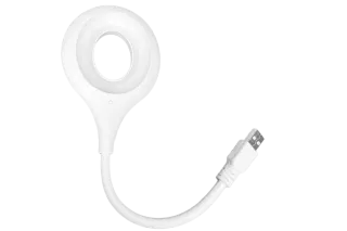 USB лампа світлодіодна гнучка 5V/2W (12SMD, працює від повербанку)