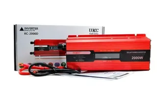 Преобразователь инвертор 12V/220V UKC 2000W (lcd)
