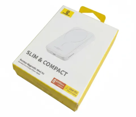 Магнітний повербанк BASEUS 6000 mAh (MagSafe, 22.5W) Mini Air PPCXM06 (Original)