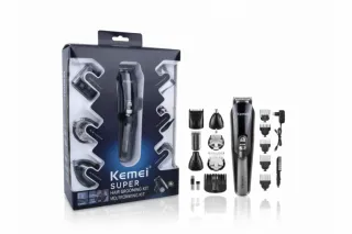Набір для стрижки волосся акумуляторний KEMEI KM-640 (8 в 1)