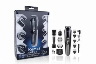 Набір для стрижки волосся акумуляторний KEMEI KM-640 (8 в 1)