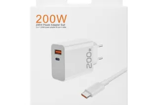 Мережеве зарядне 200W з кабелем Type-C (USB/PD