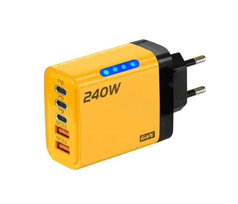 Мережевий адаптер 240W (3Type-C 2USB)