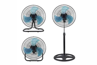 Вентилятор металевий підлоговий (3 в 1) 65W 18'' AT-F18A (продається по 4шт)