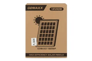 Сонячна панель GDMAX-1880WP (81x59x3sm) 80W