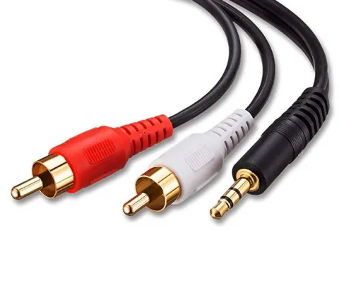Кабель 3.5m to 2RCA (1.5 м) в упаковці