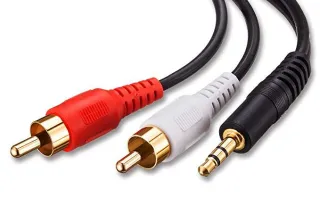 Кабель 3.5m to 2RCA (1.5 м) в упаковці