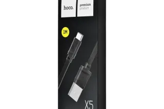 Шнур microUSB Bamboo Hoco X5 1M