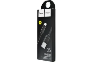 Шнур microUSB Bamboo Hoco X5 1M