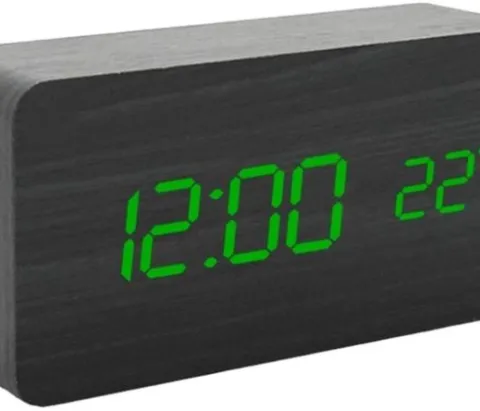 Електронні годинники під дерево + датчик вологості VST 862 [S] / LIGHTGREEN