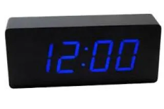 Електронний годинник під дерево VST 865 / BLUE