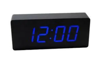 Електронний годинник під дерево VST 865 / BLUE