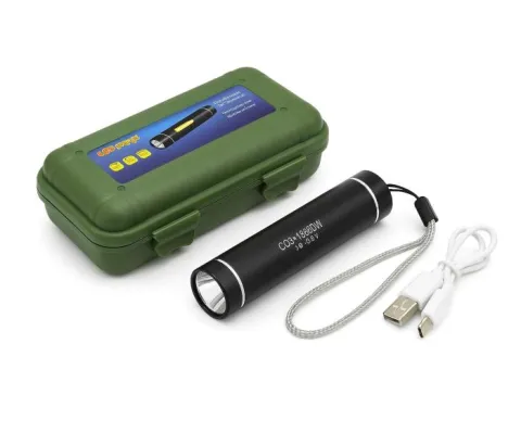 Ліхтарик міні ручний з microUSB BL-517