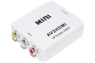 Перехідник 2AV-HDMI (у коробці) з живленням