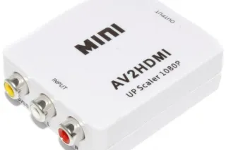 Перехідник 2AV-HDMI (у коробці) з живленням