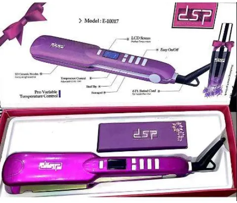 Праска для волосся випрямляч DSP E-10017