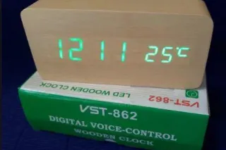 Годинник під дерево VST 862-2/GREEN
