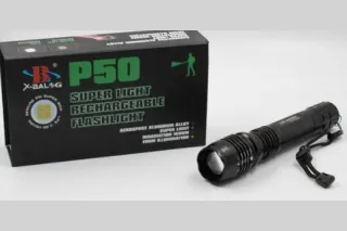Ручной фонарик BL-P08 2x18650 (диод P50)
