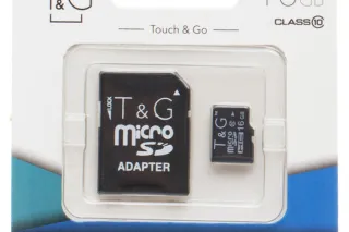 Карта пам'яті microSDHC (UHS-1) 16GB class 10 T&G (з адаптером)