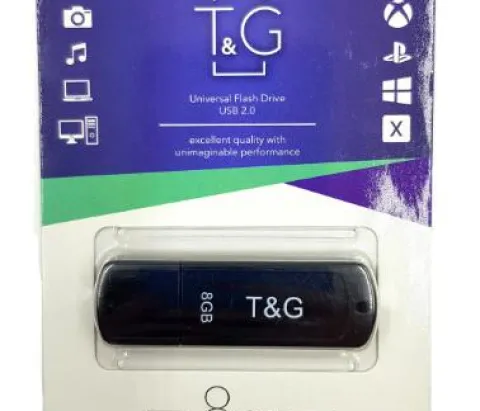Флешка USB 8GB T&G Classic 011 чорний