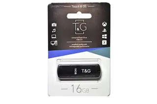 Флешка USB 16GB T&G Classic 011 чорний