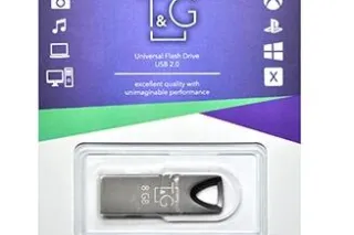 Флешка USB 8GB T&G метал 117 чорний