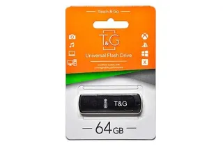 Флешка USB 64GB T&G Classic 011 чорний