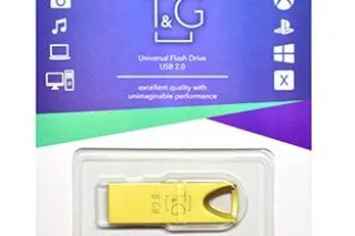 Флешка USB 8GB T&G метал 117 золотий