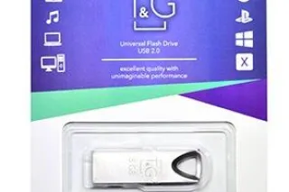 Флешка USB 8GB T&G метал 117 сірий