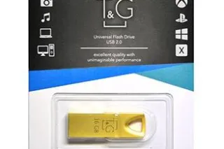 Флешка USB 16GB T&G метал 117 золотий