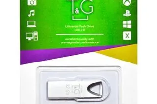 Флешка USB 32GB T&G метал 117 сірий
