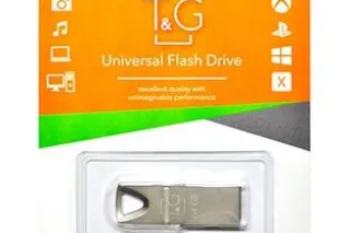 Флешка USB 64GB T&G метал 117 сірий