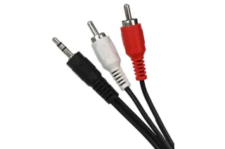 Кабель 3.5mm to 2RCA (3 м) в упаковці