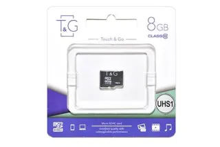 Карта пам'яті microSDHC (UHS-1) 8GB class 10 T&G (без адаптера)