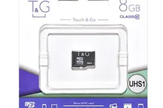 Карта пам'яті microSDHC (UHS-1) 8GB class 10 T&G (без адаптера)