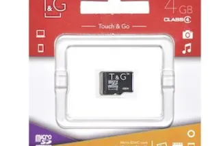 Карта пам'яті microSDHC 4GB class 4 T&G (без адаптера)
