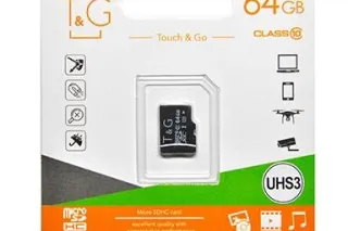 Карта пам'яті microSDHC (UHS-3) 64GB class 10 T&G (без адаптера)