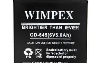 Акумулятор 6 Вольт 6V 5.0Ah WM 6V5