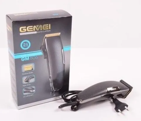 Машинка для стрижки волосся мережева з насадками GEMEI GM-806