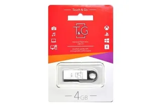Флешка USB 4GB T&G метал 026