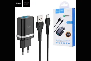 Зарядне мережеве HOCO C12Q з microUSB