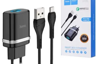 Зарядне мережеве HOCO C12Q з microUSB
