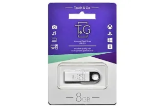 Флешка USB 8GB T&G метал 026