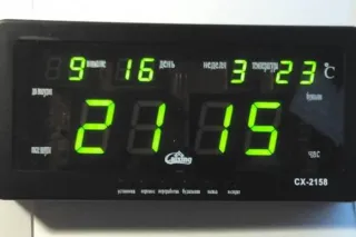 Годинник настільний для дому 2158-2 GREEN