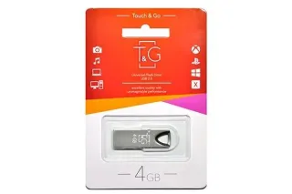 Флешка USB 4GB T&G метал 117 чорний