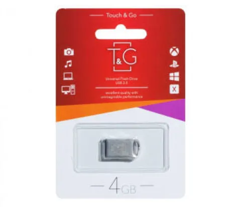 Флешка USB 4GB T&G метал 110