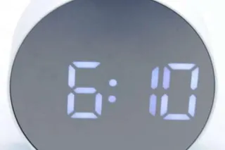 Годинник настільний дзеркало 6505