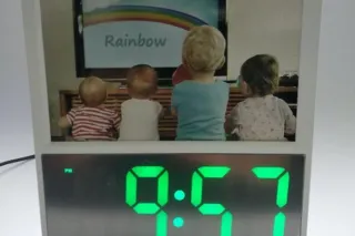 Годинник настільний з фоторамкою DS-6608