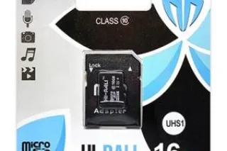Карта пам'яті microSDHC (UHS-1) HI-RALI 16GB class 10 (з адаптером)