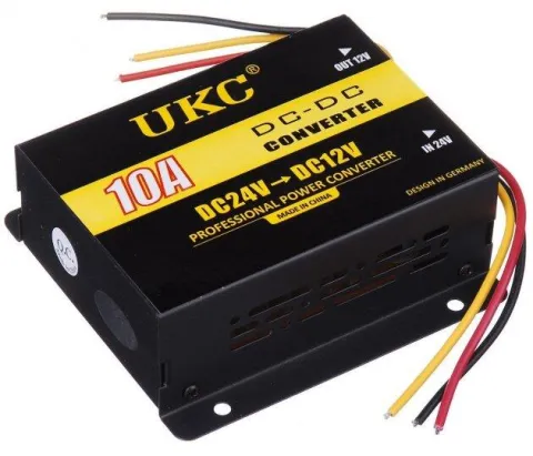 Перетворювач інвертор 24V/12V UKC (10A)